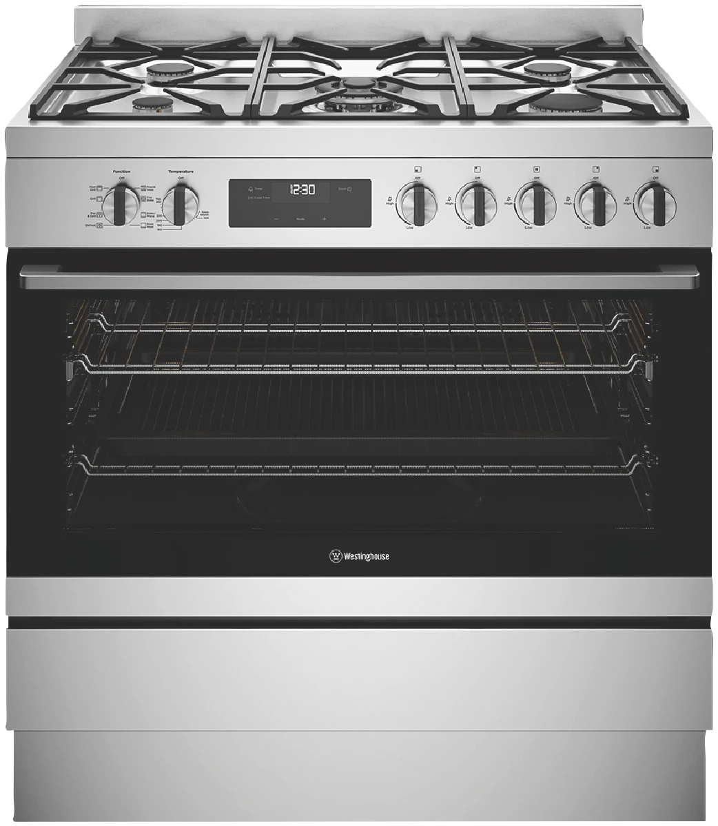 Westinghouse 90cm Dual Fuel Freestanding Cooker