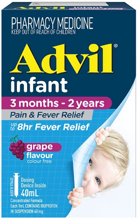 Advil Infant 3 Months - 2 Years Pain & Fever Relief Drops 40ml