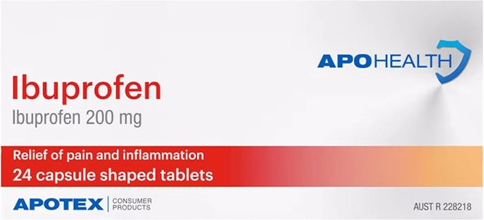 Apohealth Ibuprofen 200mg Pain Relief 24 Tablets