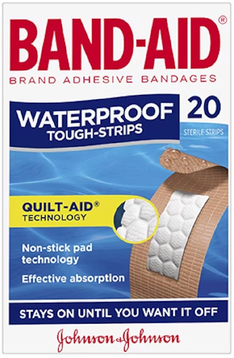 Band-Aid Waterproof Tough Strips 20 Pack