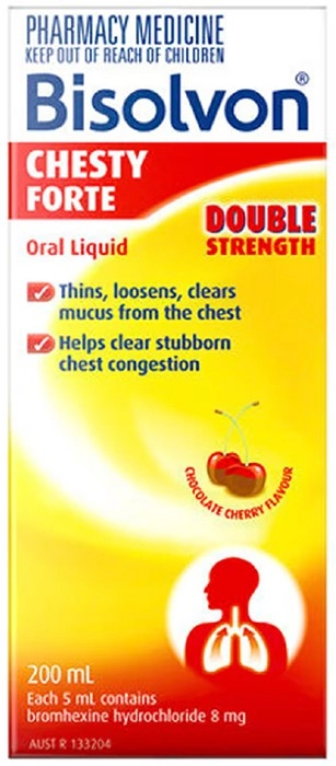 Bisolvon Chesty Forte Cough Liquid 200ml