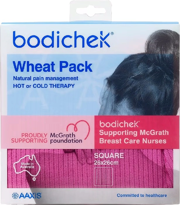 Bodichek Hot/Cold Wheat Pack Square Assorted Colours