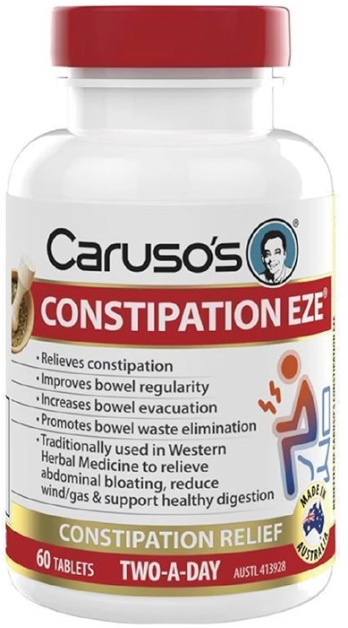 Carusos Constipation Eze 60 Tablets