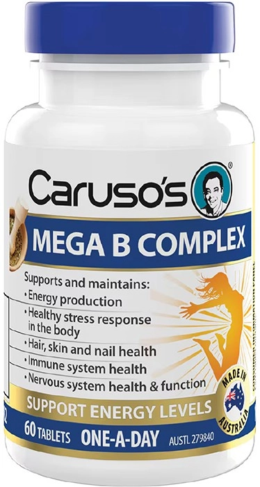 Carusos Mega B Complex 60 Tablets