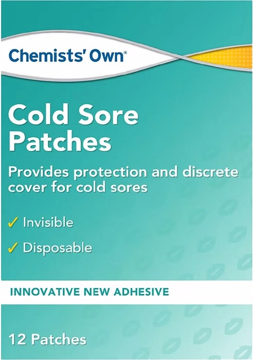 Chemists Own Cold Sore Patches 12 Pack