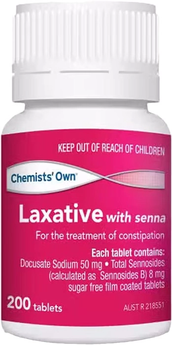 Chemists Own Laxative with Senna 200 Tablets