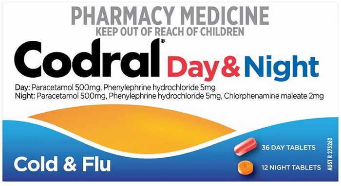 Codral Day & Night Cold & Flu 48 Tablets