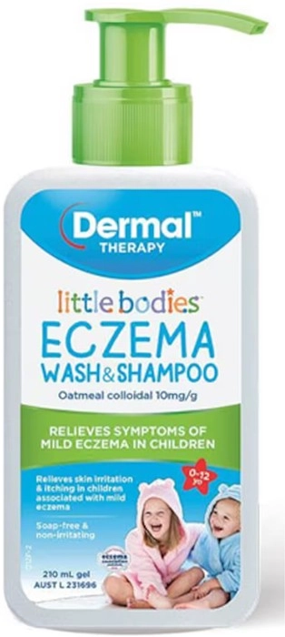 Dermal Therapy Little Bodies Eczema Wash & Shampoo 210ml