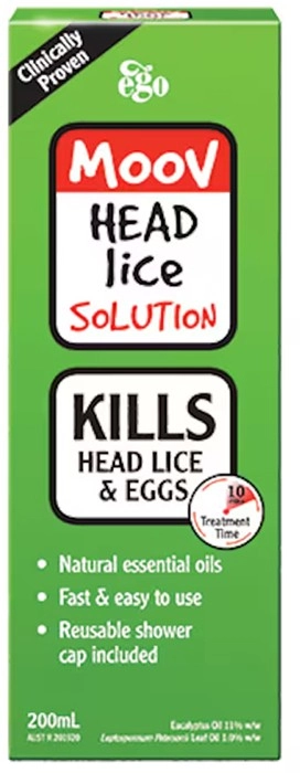 Ego Moov Head Lice Solution 200ml