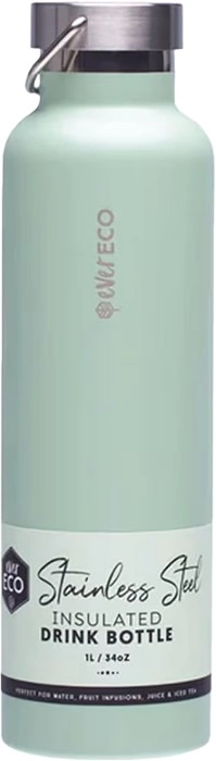 Ever Eco Insulated Stainless Steel Bottle Sage 1L