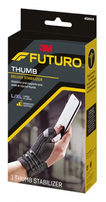 Futuro Deluxe Thumb Stabiliser Large/Extra Large Black