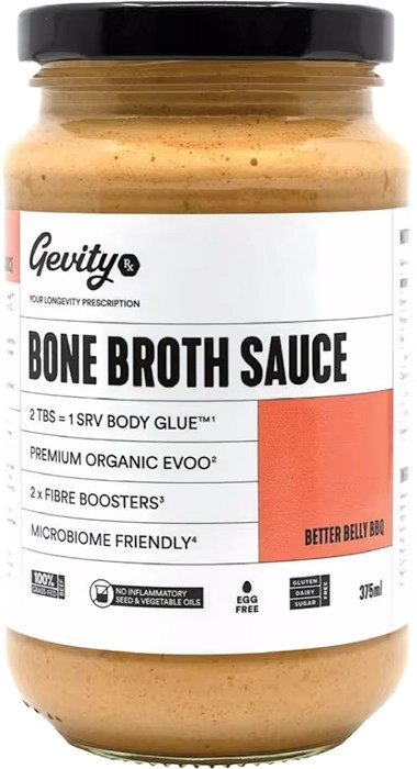 Gevity Rx Bone Broth Sauce Better Belly BBQ 375ml