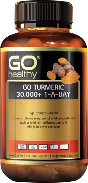 Go Healthy 1-A-Day Turmeric 30000+ 60 Capsules