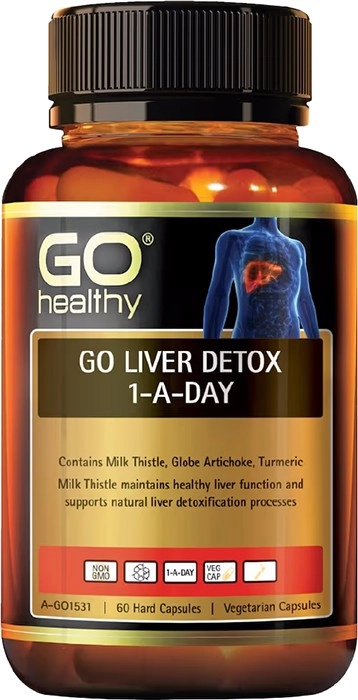 Go Healthy Liver Detox 1-A-Day 60 Vege Capsules