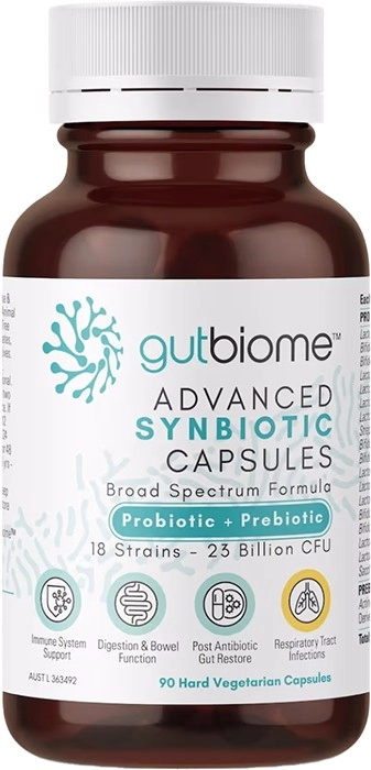 Gutbiome Advanced Synbiotic 90 Capsules