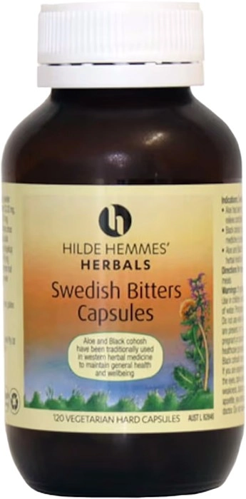 Hilde Hemmes Herbals Swedish Bitters 120 Capsules