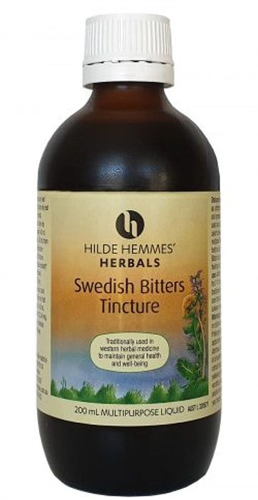 Hilde Hemmes Herbals Swedish Bitters Tincture 200ml