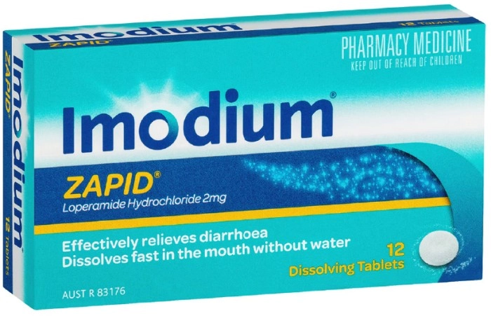 Imodium Zapid 2mg for Diarrhoea Relief 12 Dissolving Tablets