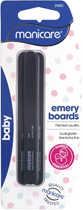 Manicare Baby Emery Boards Fine/Extra Fine 3 Pack