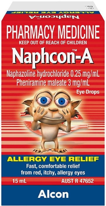 Naphcon-A Eye Drops Allergy Eye Relief 15ml