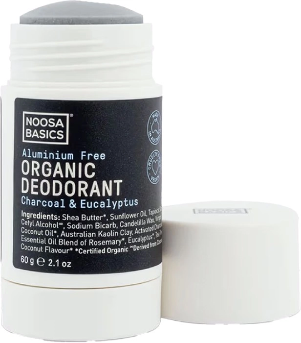 Noosa Basics Activated Charcoal Deodorant Stick 60g