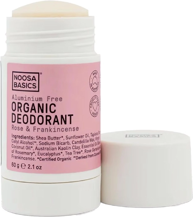 Noosa Basics Rose & Frankincense Deodorant Stick 60g