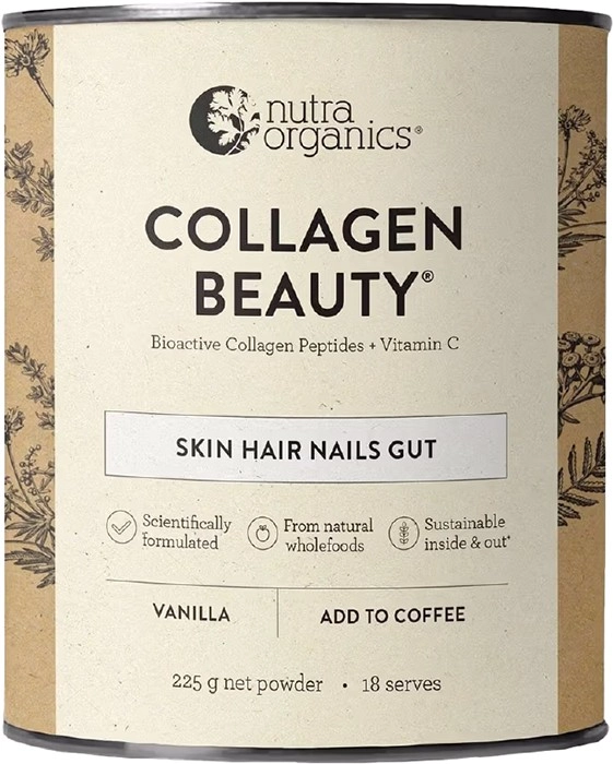 Nutra Organics Collagen Beauty Vanilla 225g