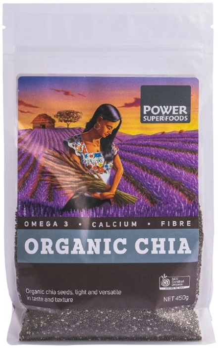 Power Super Foods Black Chia Seed 450g