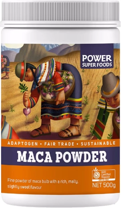 Power Super Foods Certified Organic Maca Power Powder 500g