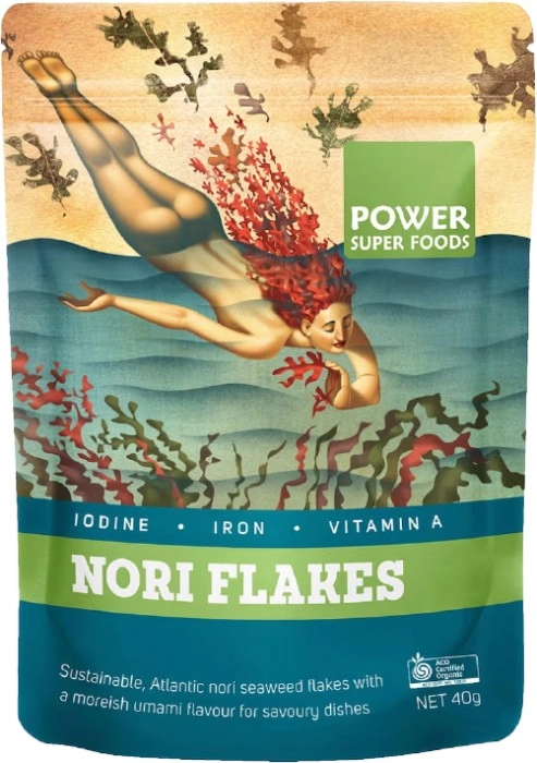 Power Super Foods Certified Organic Natural Nori Flakes 40g