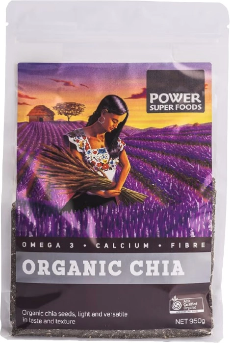 Power Super Foods Chia Seeds Organic 950g