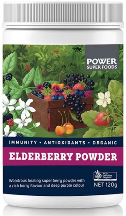 Power Super Foods Organic Elderberry Powder 120g