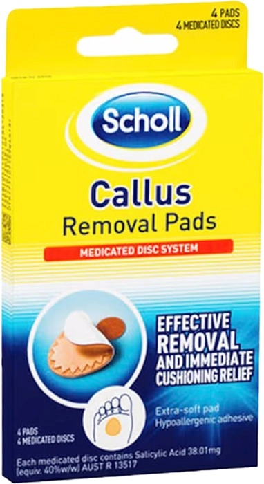 Scholl Callus Removal Pads 4 Pack