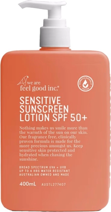 We Are Feel Good Inc. Sensitive Sunscreen Lotion SPF50 400ml