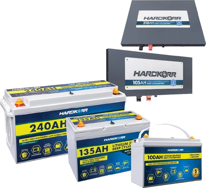 10% off Hardkorr Lithium Batteries