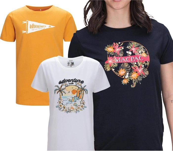 50% off Regular Price on All Macpac Graphic Tees