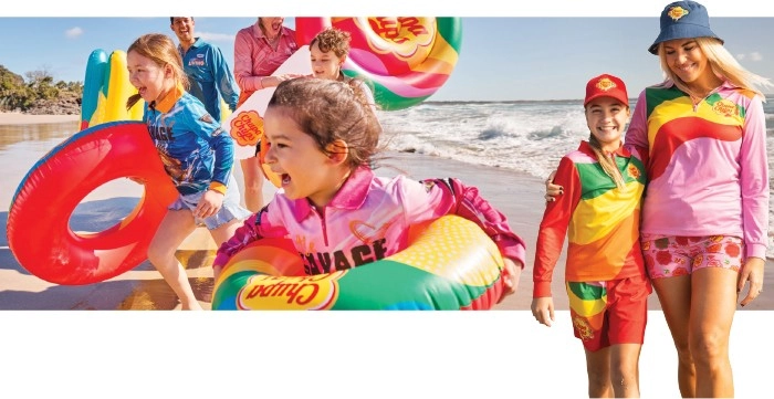 50% off Regular Price on Licensed Chupa Chups Apparel & Pool Inflatables