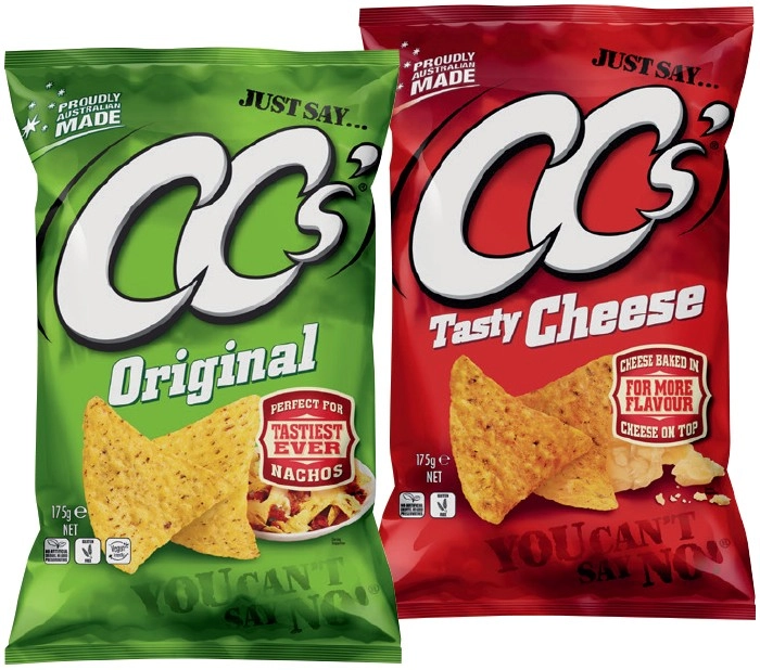 CC's Corn Chips 175g or Cornados 110g Selected Varieties