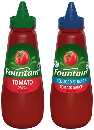 Fountain Tomato or Barbecue Squeeze Sauce 500mL Selected Varieties