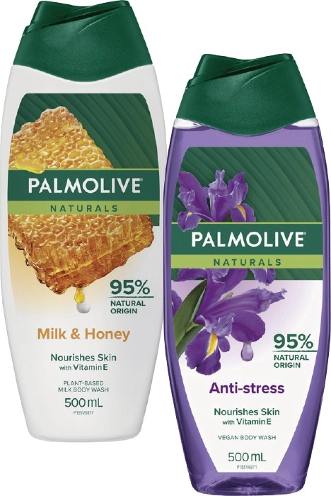 Palmolive Body Wash 500mL Selected Varieties