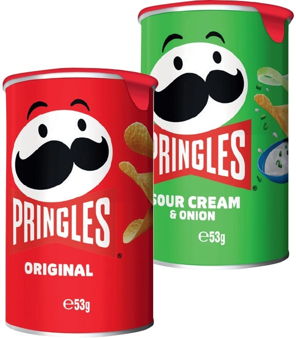 Pringles Chips 53g Selected Varieties