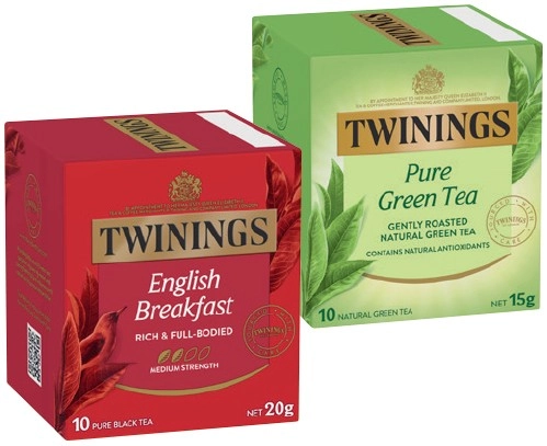 Twinings Tea Bags 10 Pack Selected Varieties