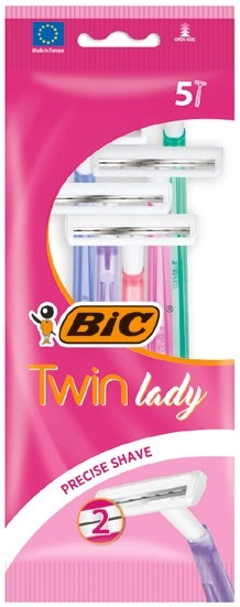 BIC Twin Lady Precise Shave Disposable Razor 5 Pack