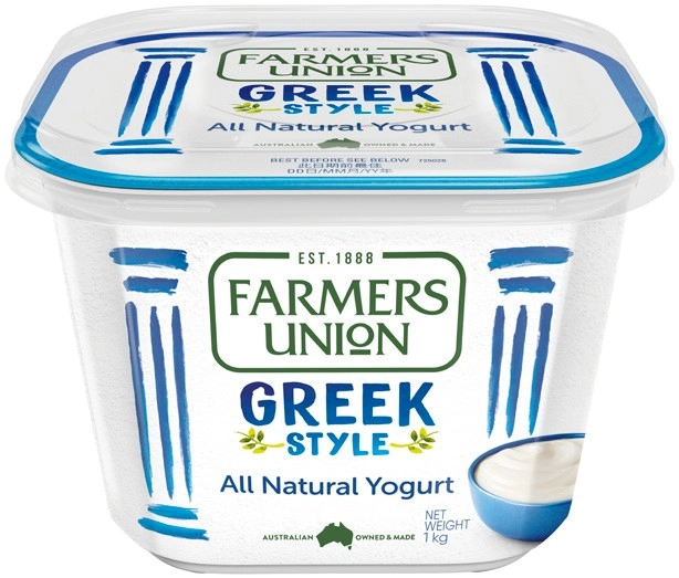 Farmers Union Greek Style Yogurt 1kg Selected Varieties