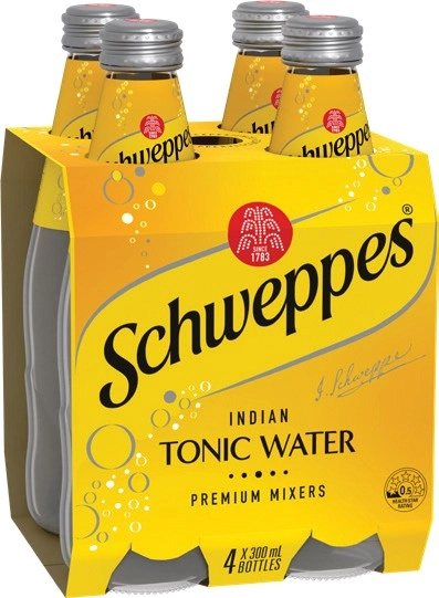 Schweppes Mixers 4x300mL Selected Varieties