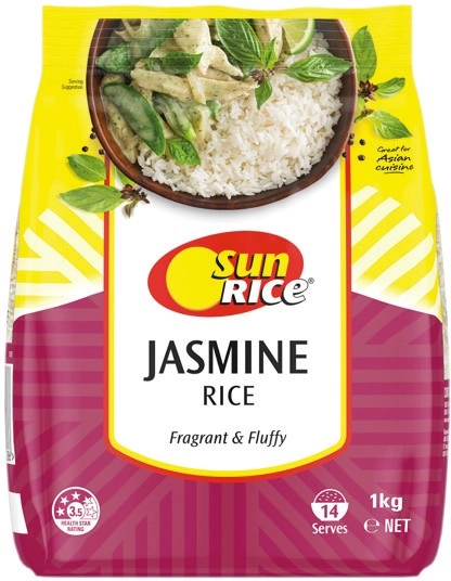 SunRice Jasmine Rice 1kg