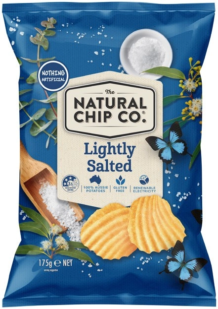 The Natural Chip Co. Chips, French Fries or Samboy Potato Chips 175g Selected Varieties