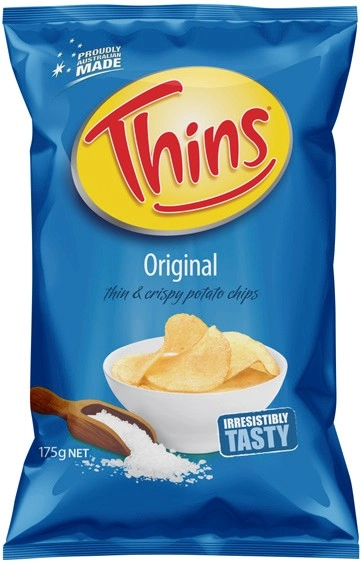 Thins Chips 150-175g or Onion Rings 85g Selected Varieties