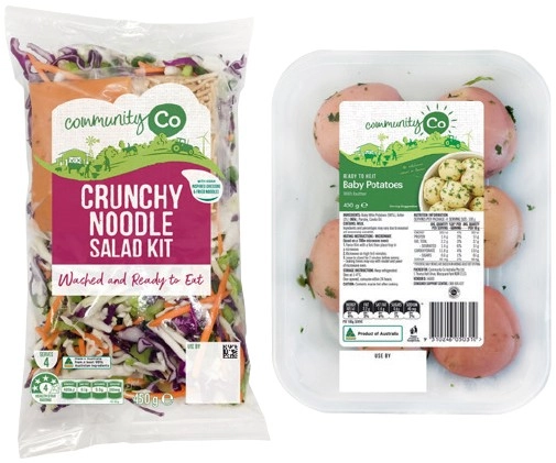 Community Co Crunchy Noodle Salad Kit 450g or Baby Potatoes with Herb Butter 400g