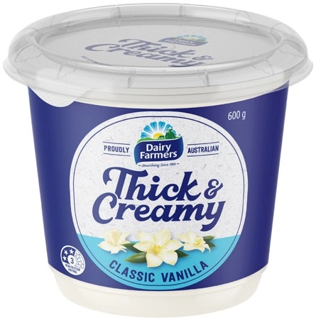 Dairy Farmers Thick & Creamy Yoghurt 550‑600g Selected Varieties